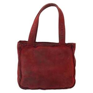 Chanel Suede Handbag Red
